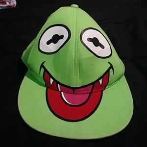 Evil Kermit the frog baseball hat